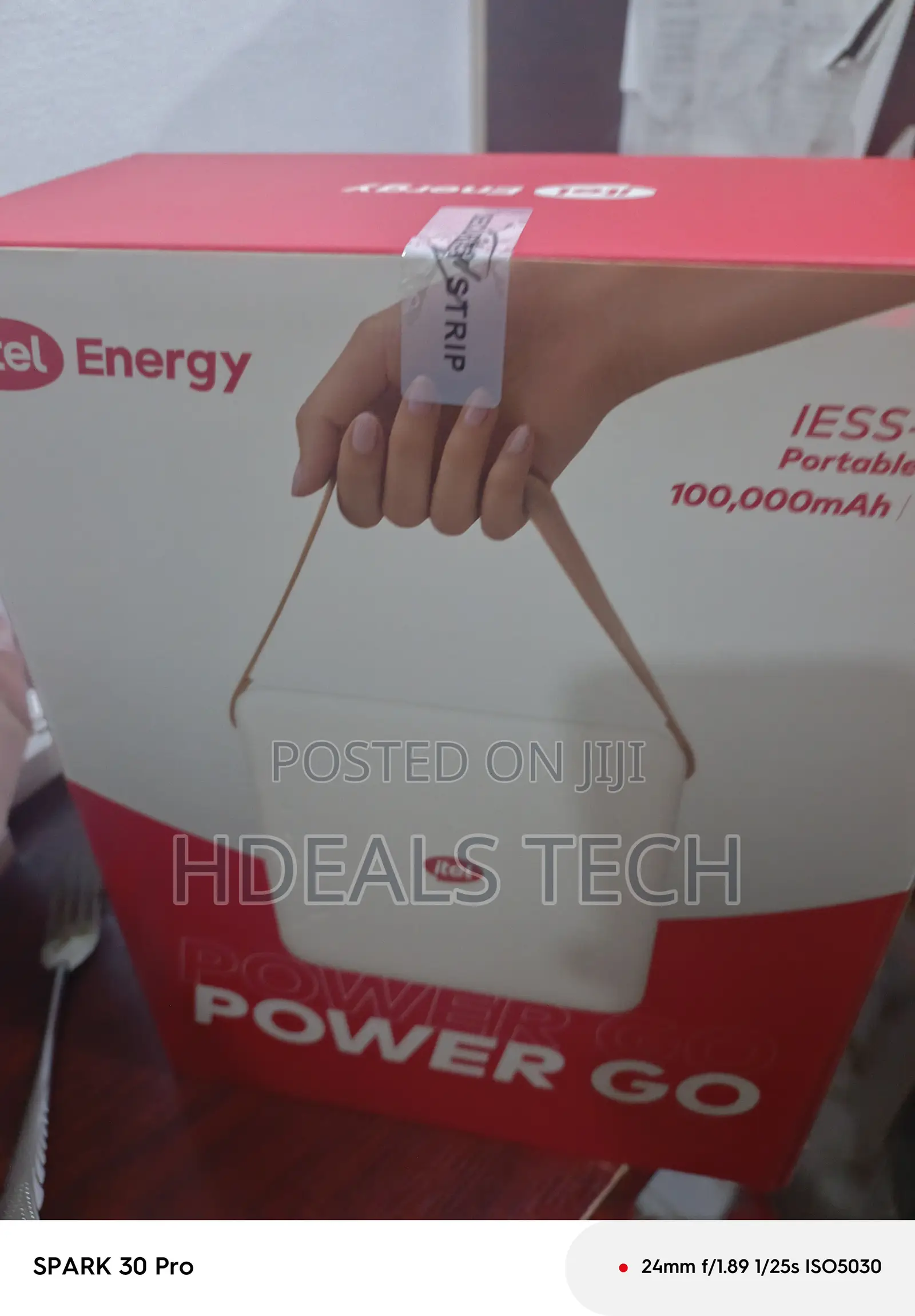 Brand New Itel Power Go Portable Charger – Strong 10000mah Capacity