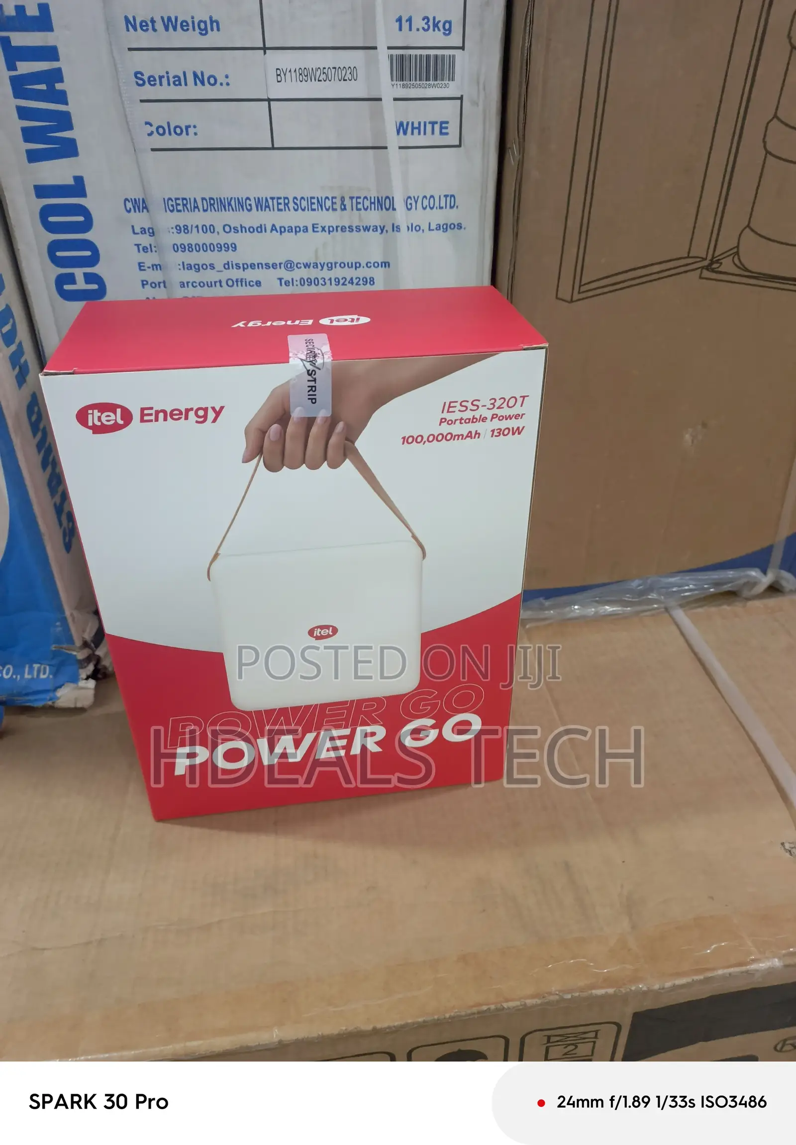 Itel Power Go 10000mah –Durable, Slim Super Fast Charging Power Bank