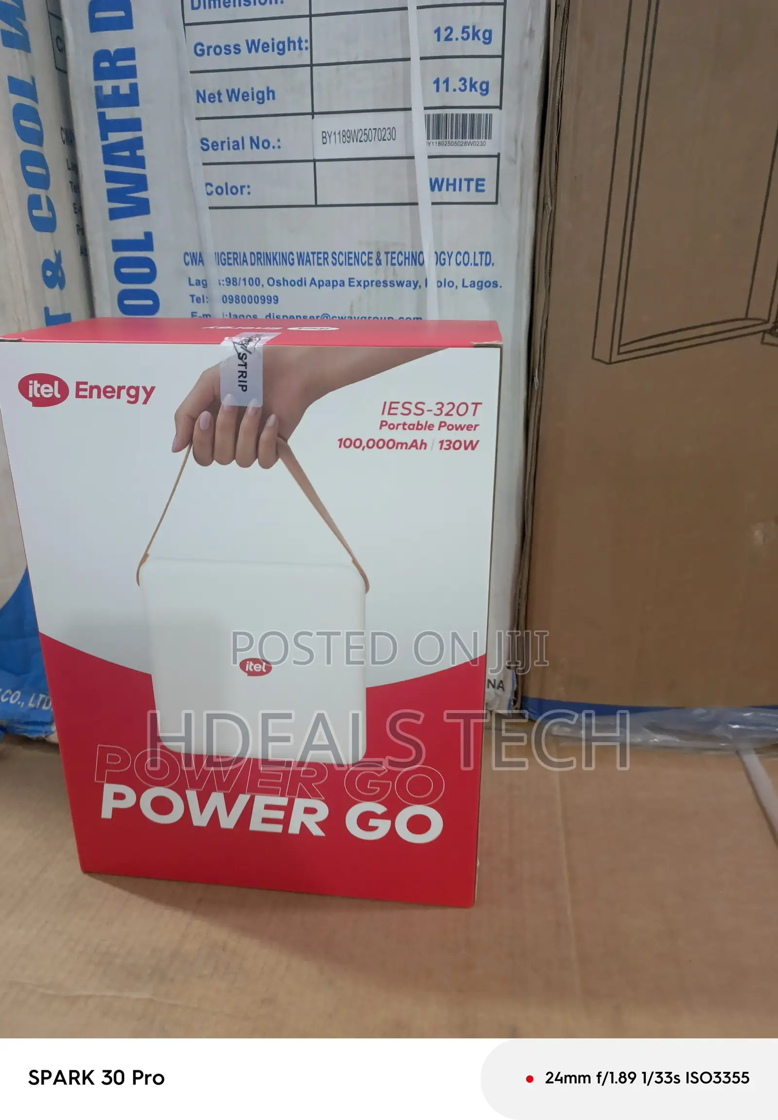 Itel Power Go 10000mah –Durable, Slim Super Fast Charging Power Bank
