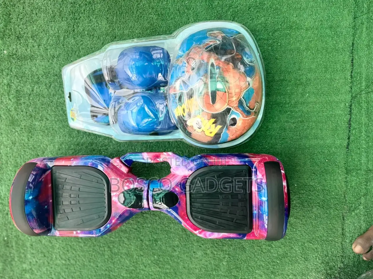Purple 6.5 Inches Smart Wheel Hoverboard With Bluetooth and Led Lights
