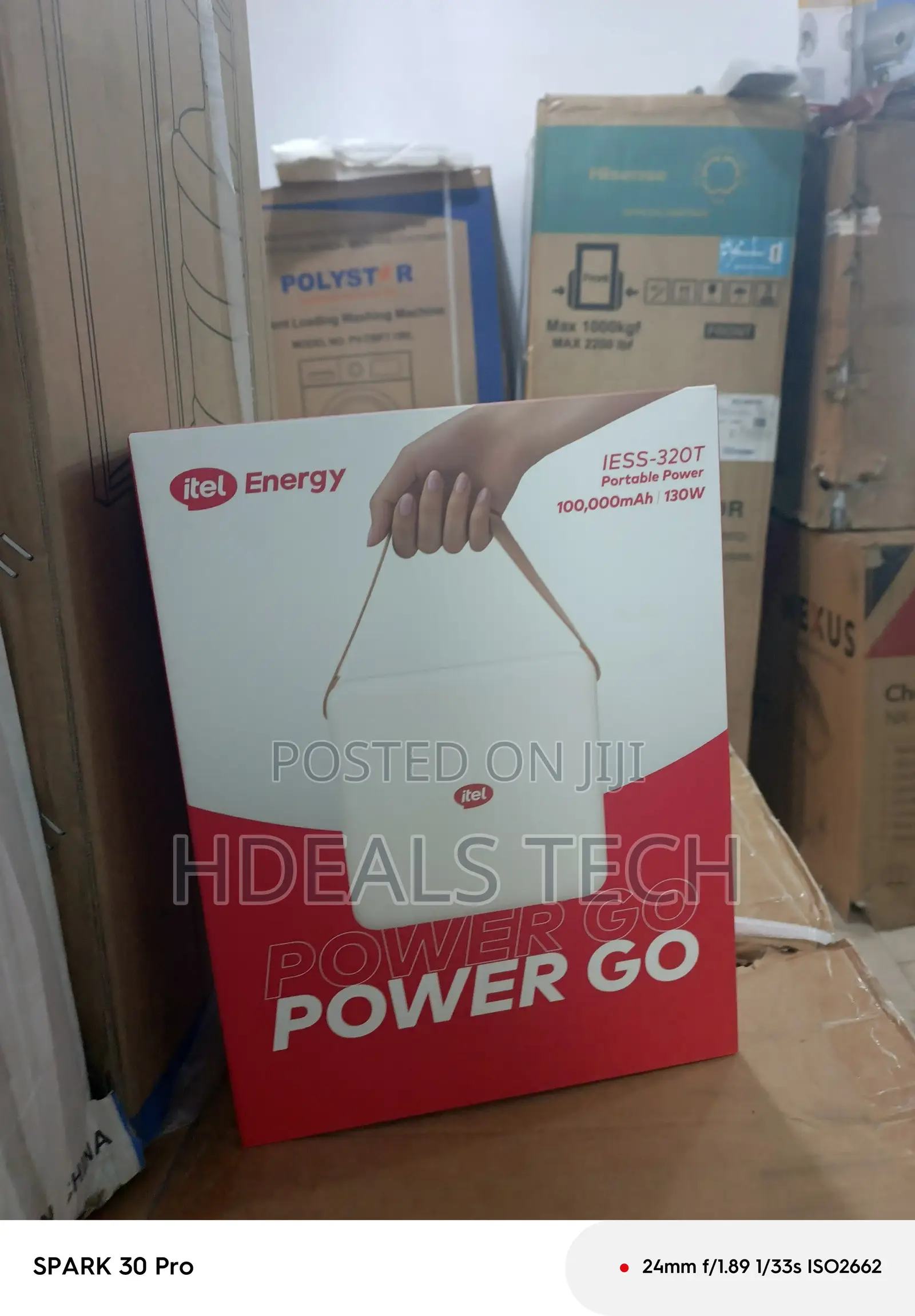 Itel Power Go Portable Power Bank – Charge Two Phones at Once
