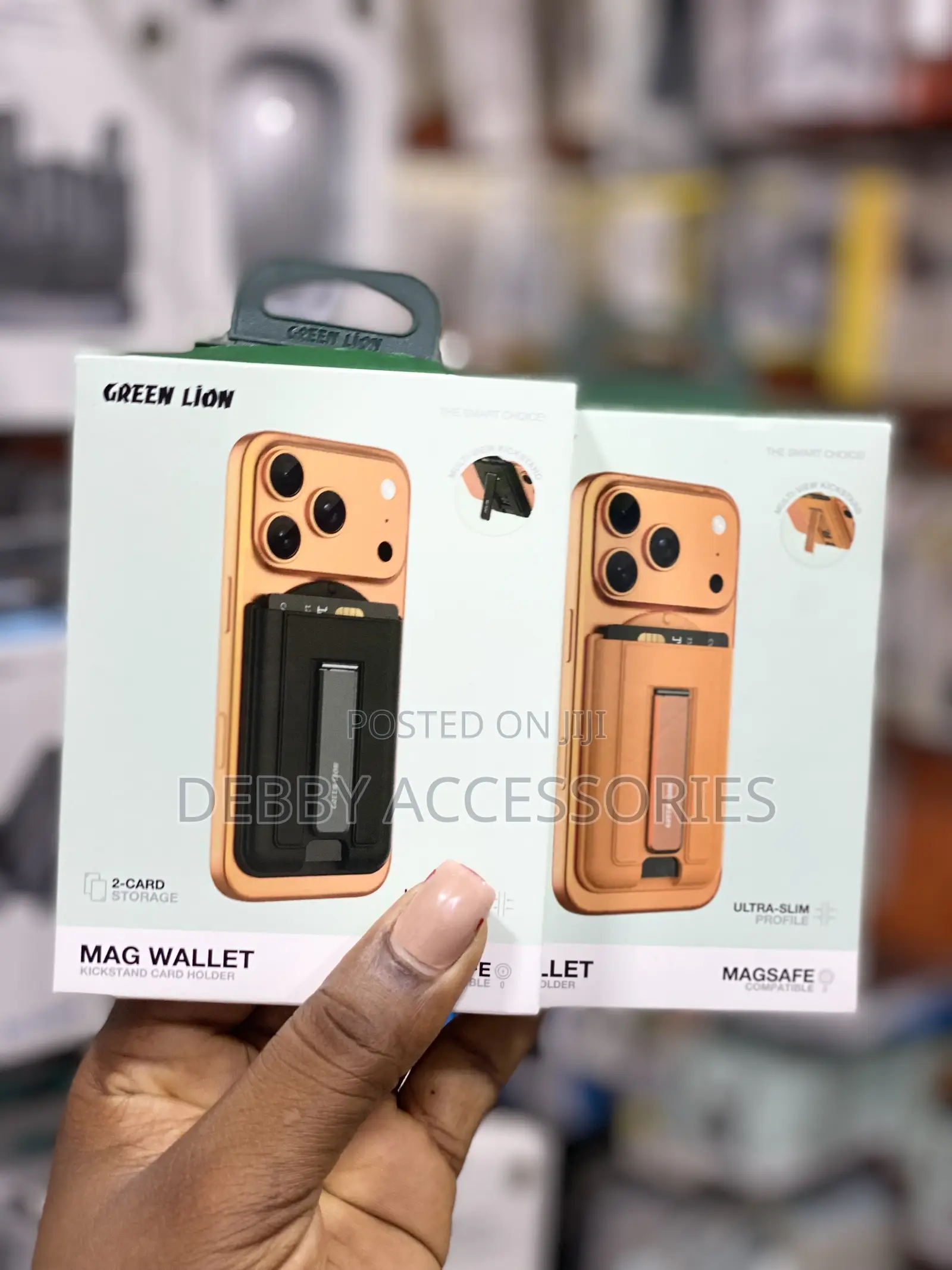The Green Lion Mag Wallet Kickstand Card Holder