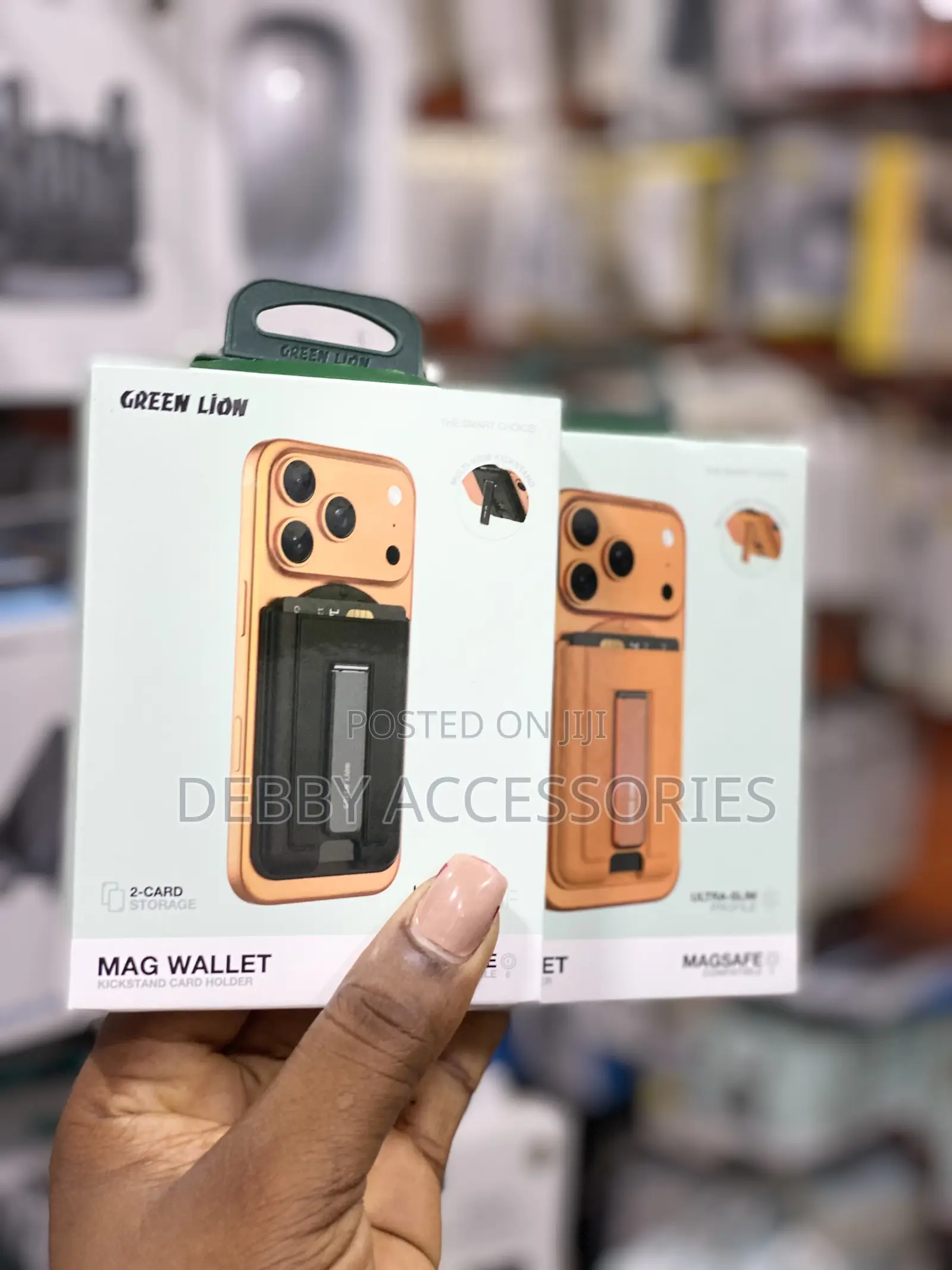 The Green Lion Mag Wallet Kickstand Card Holder