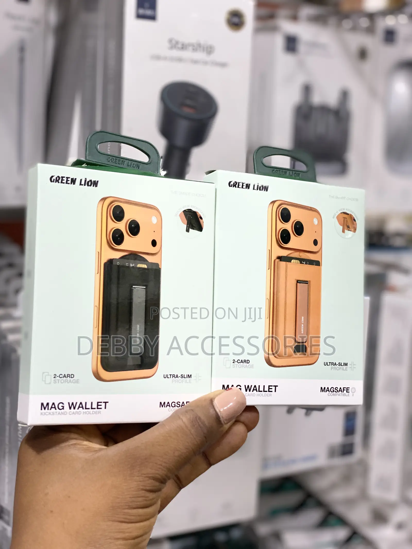 The Green Lion Mag Wallet Kickstand Card Holder