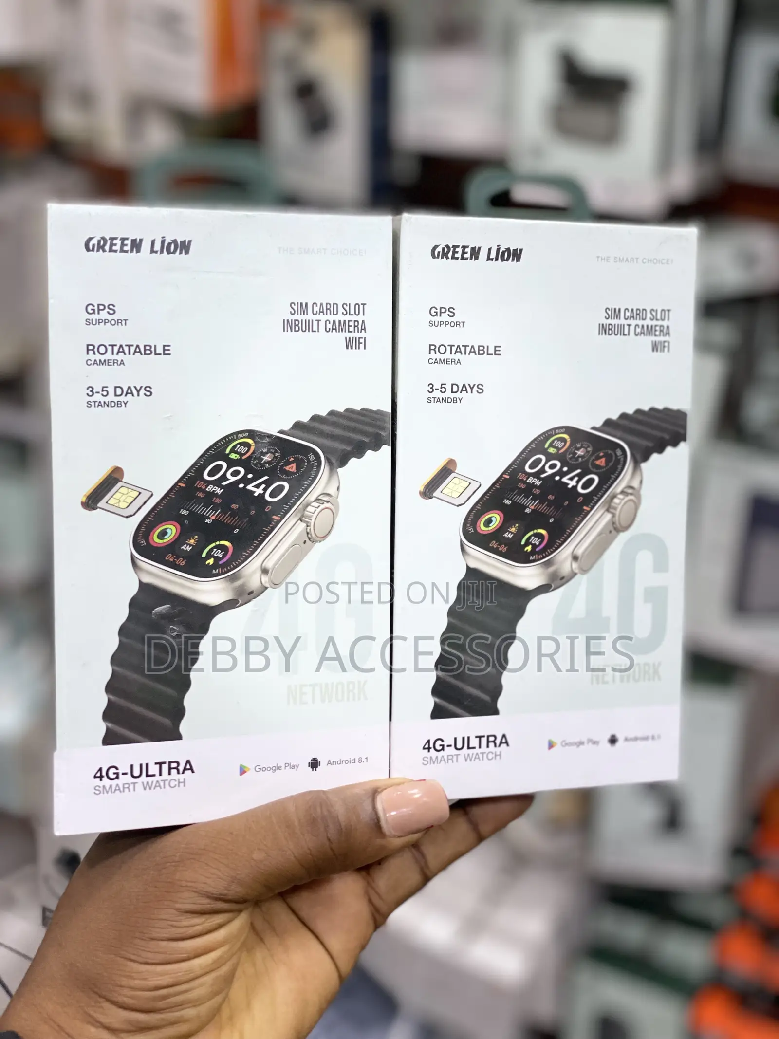 Green Lion 4g Ultra Smartwatch With Simcard Slot