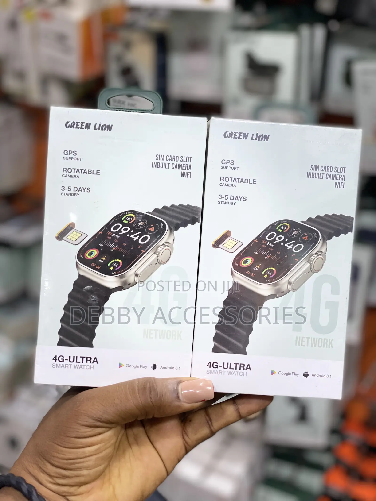 Green Lion 4g Ultra Smartwatch With Simcard Slot