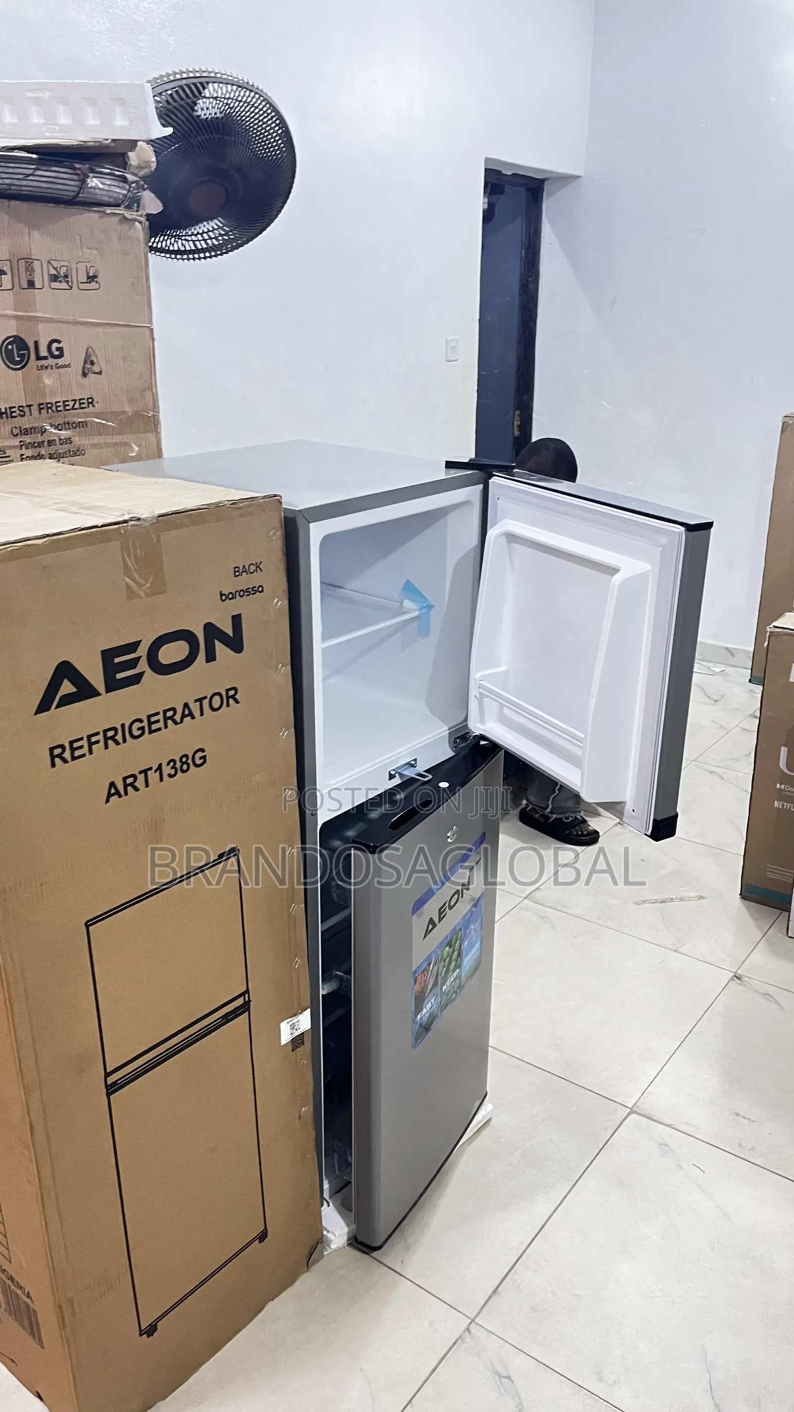Aeon 138l High Stability Double Door Refrigerator Art-138g