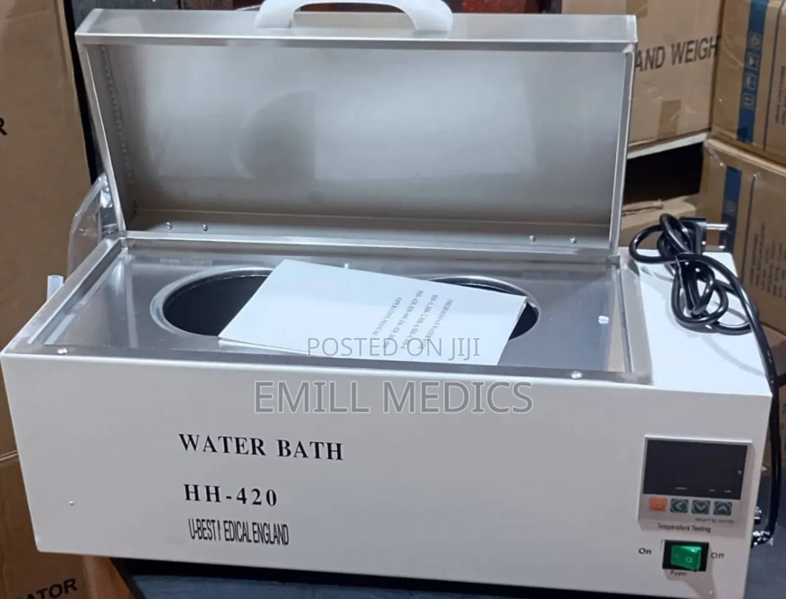 Waterbath Use in Hospital