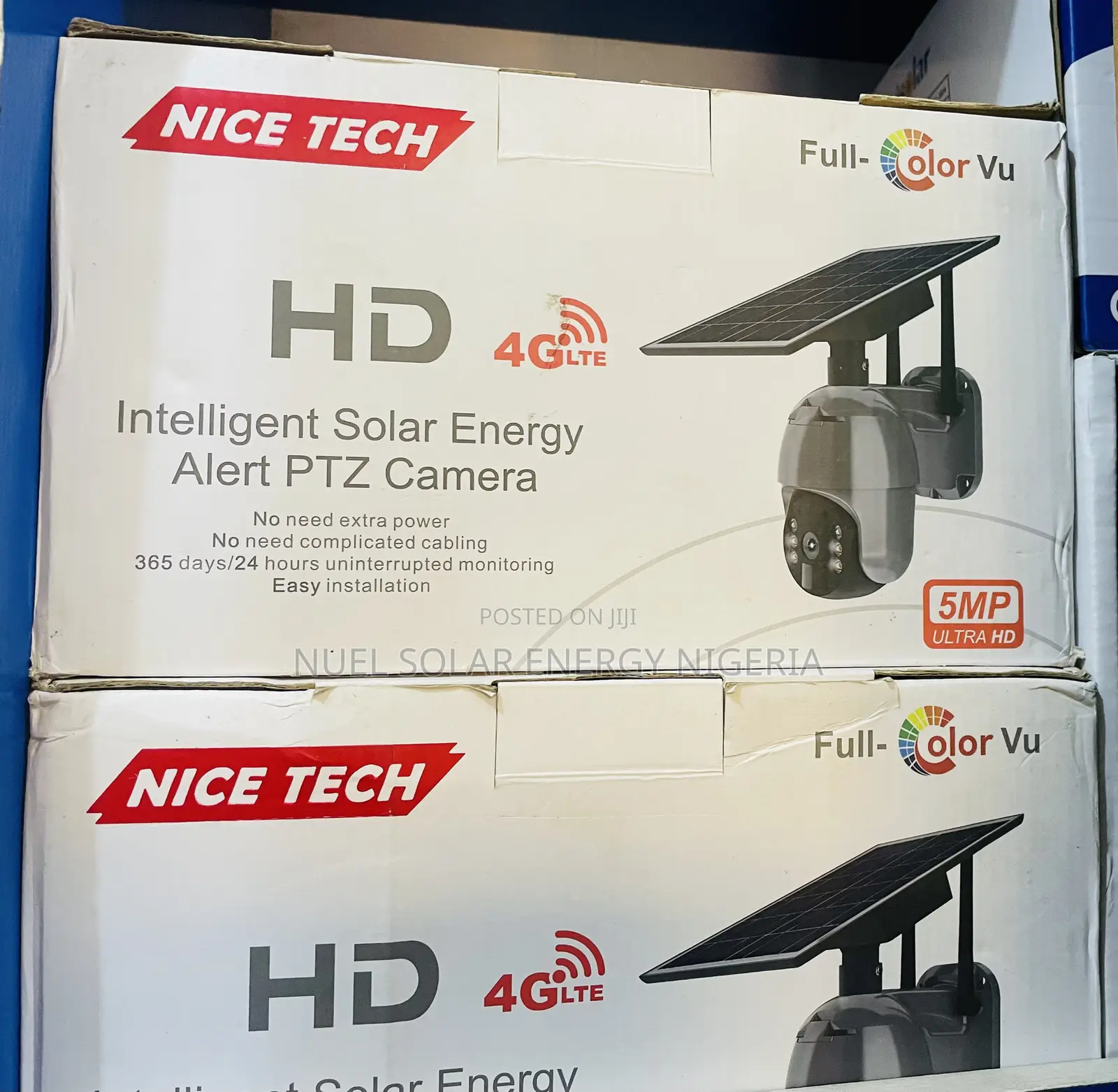 Nice Tech Hd 4g Lte Intelligent Solar PTZ Camera – 5mp Ultra Hd