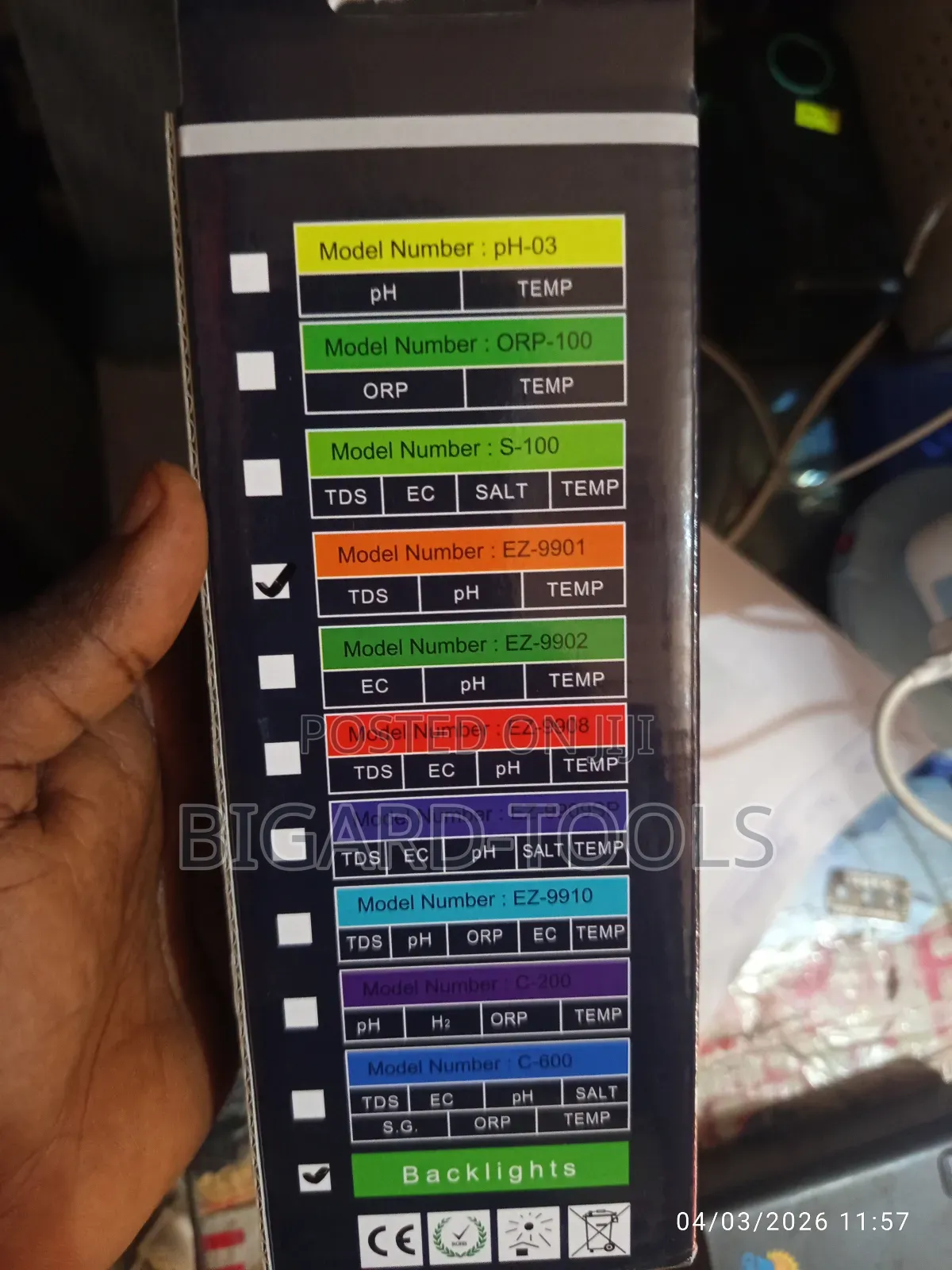 Water Quality Tester Ph