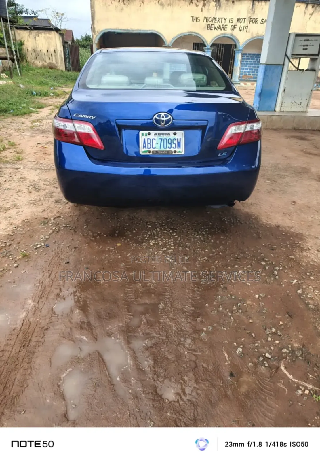Toyota Camry 2007 Blue