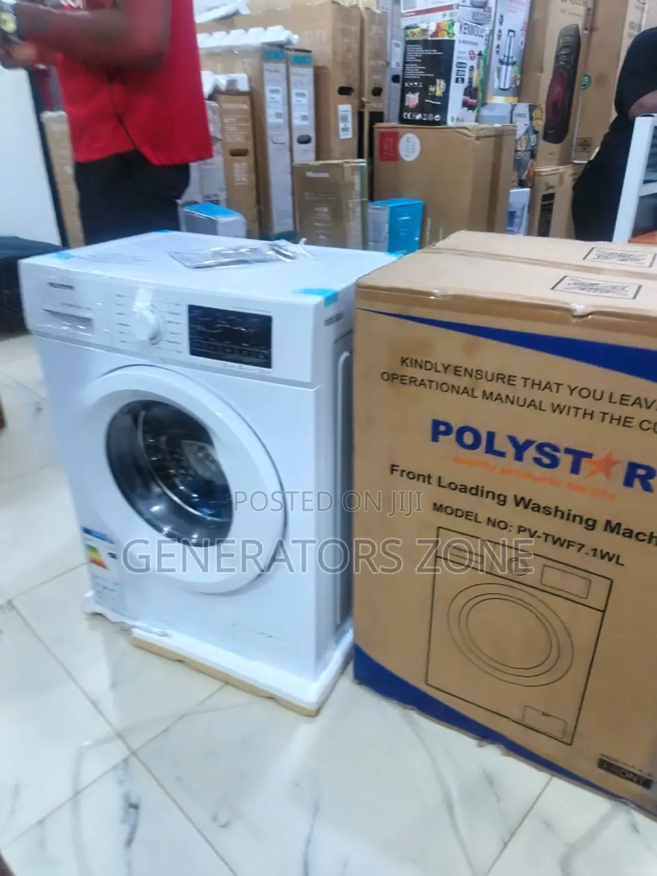 Polystar Pv-Twf7-1w White 7kg Laundry Equipment