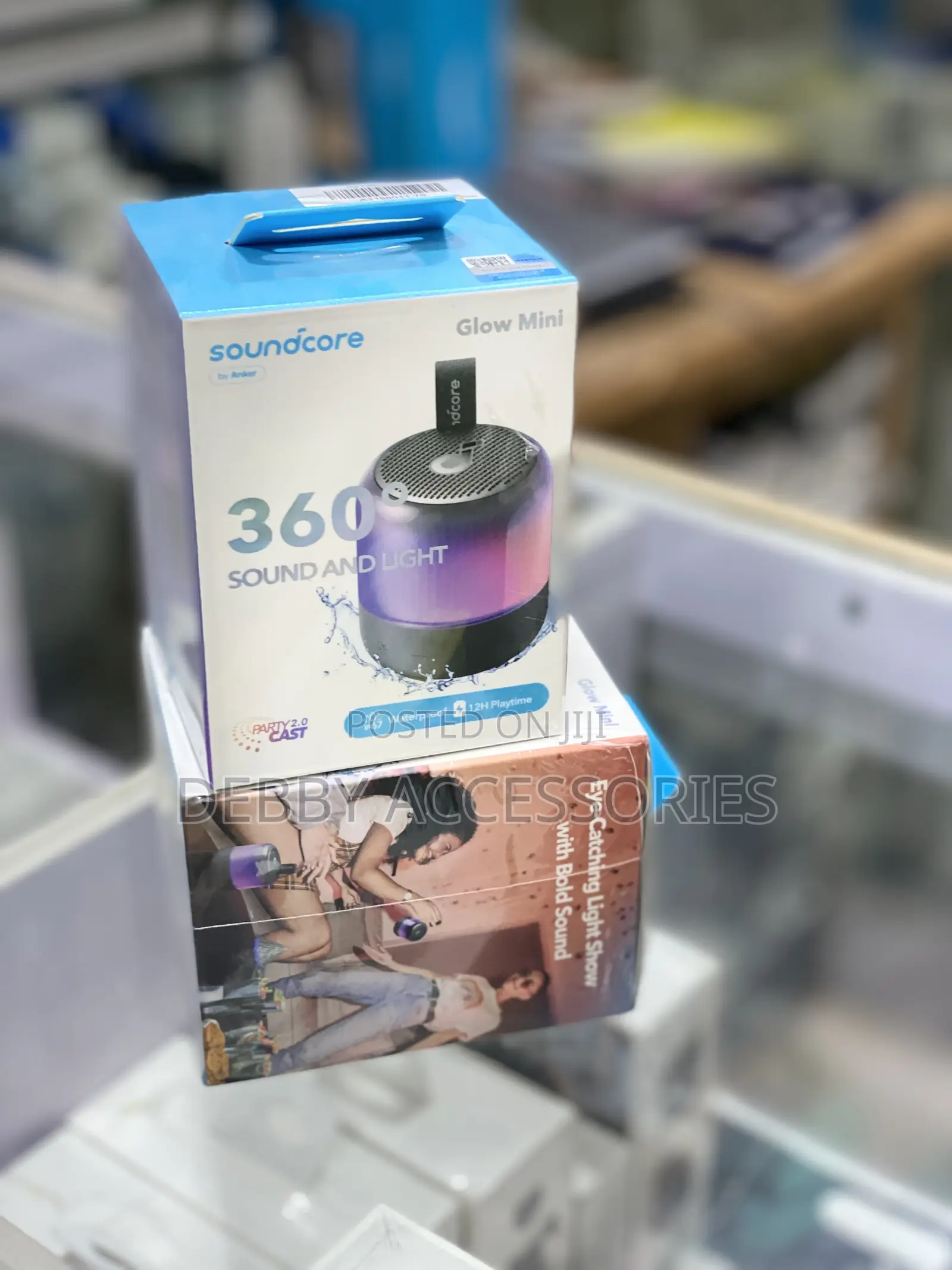Anker Soundcore Glow Mini Portable Bluetooth Speaker.