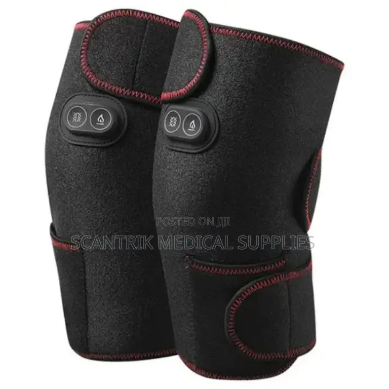 Rechargeable Cordless Knee Massager With Multi-Level Heat Therapy