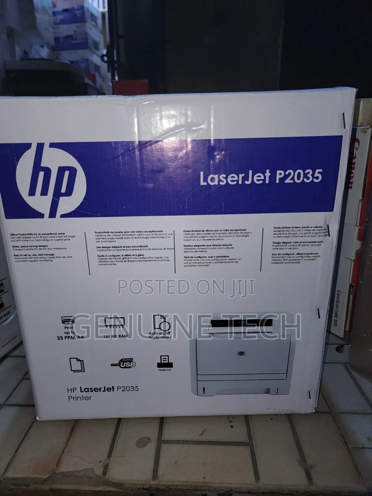 Hp Laserjet P2035 Monochrome Printer