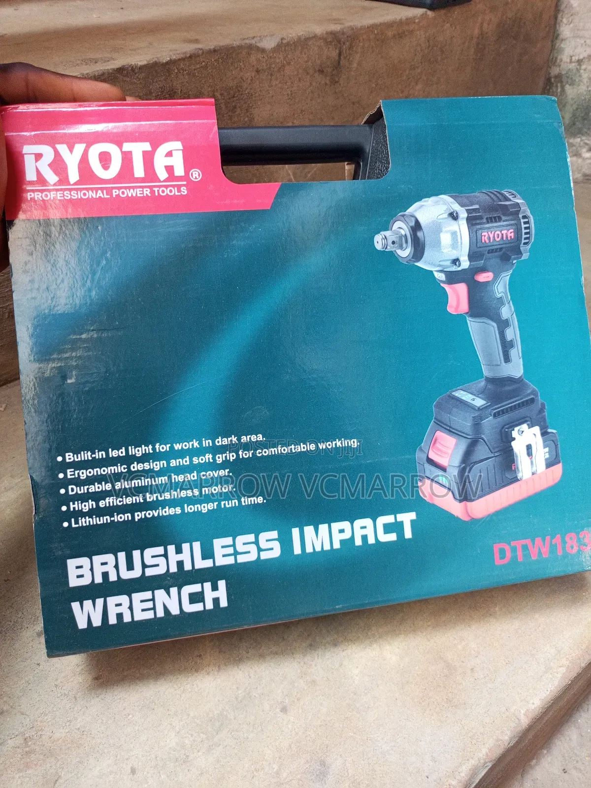 Ryota Brushless Impact Wrench, Specifically Model Dtw183.