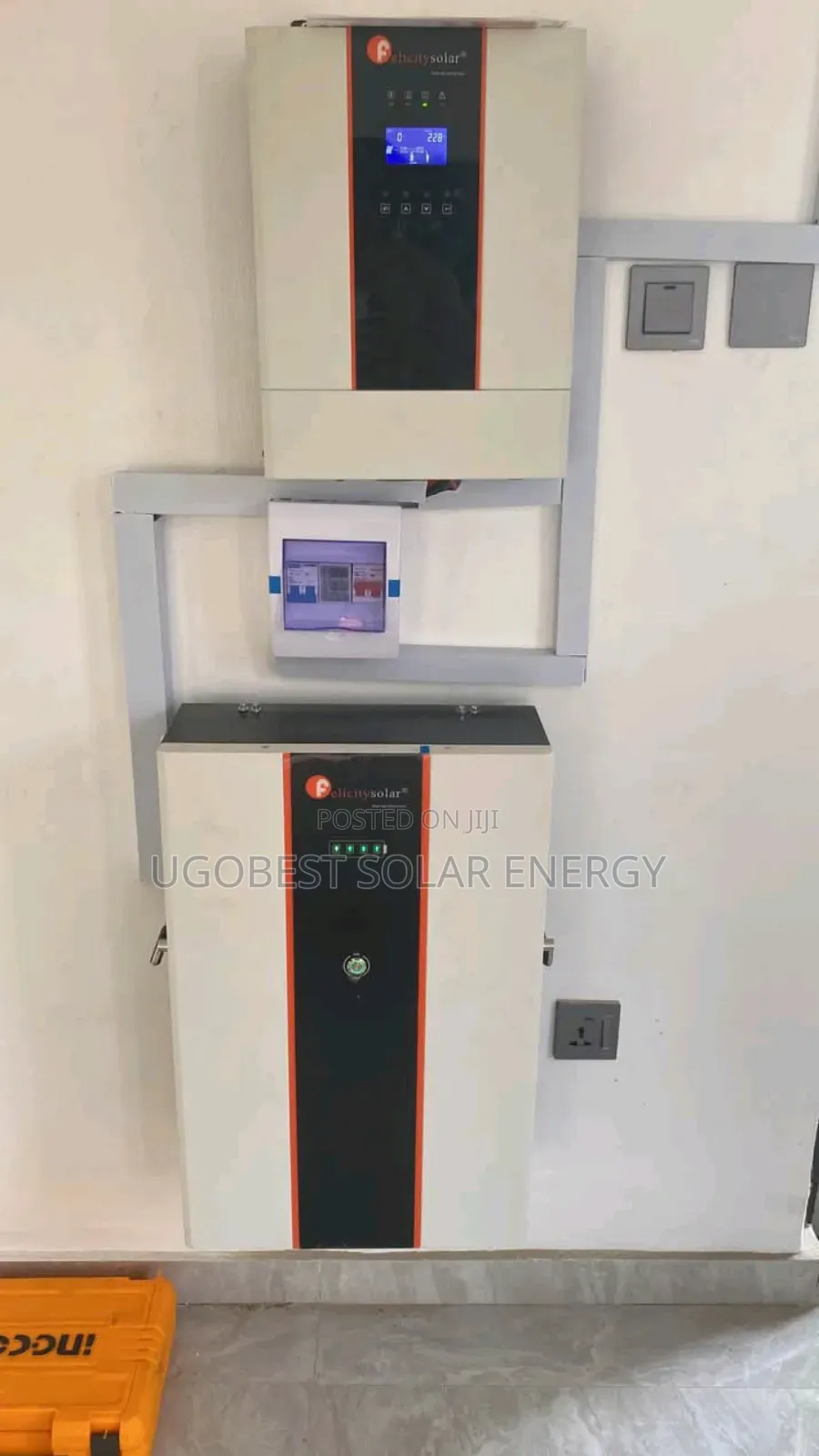 10kwh Lithium Battery and 5kva 48v Inverter Hybrid Setup