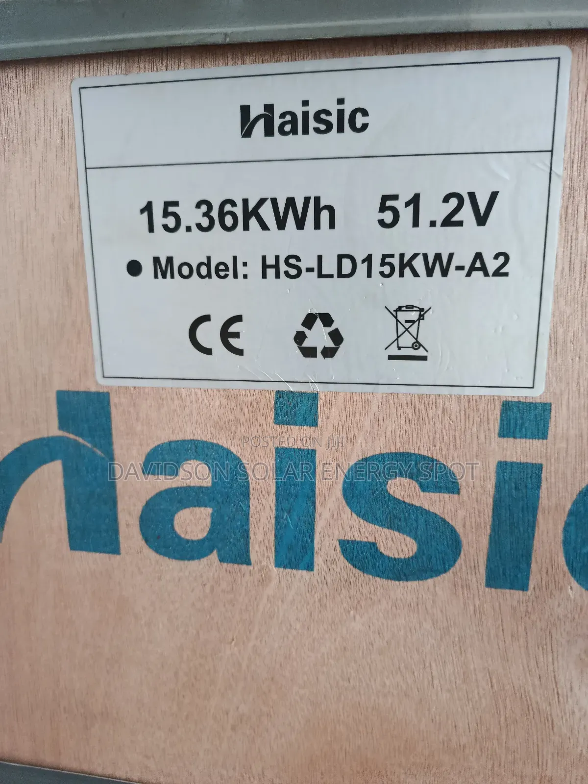 15kwh Haisic Solar Lithium Ion Battery