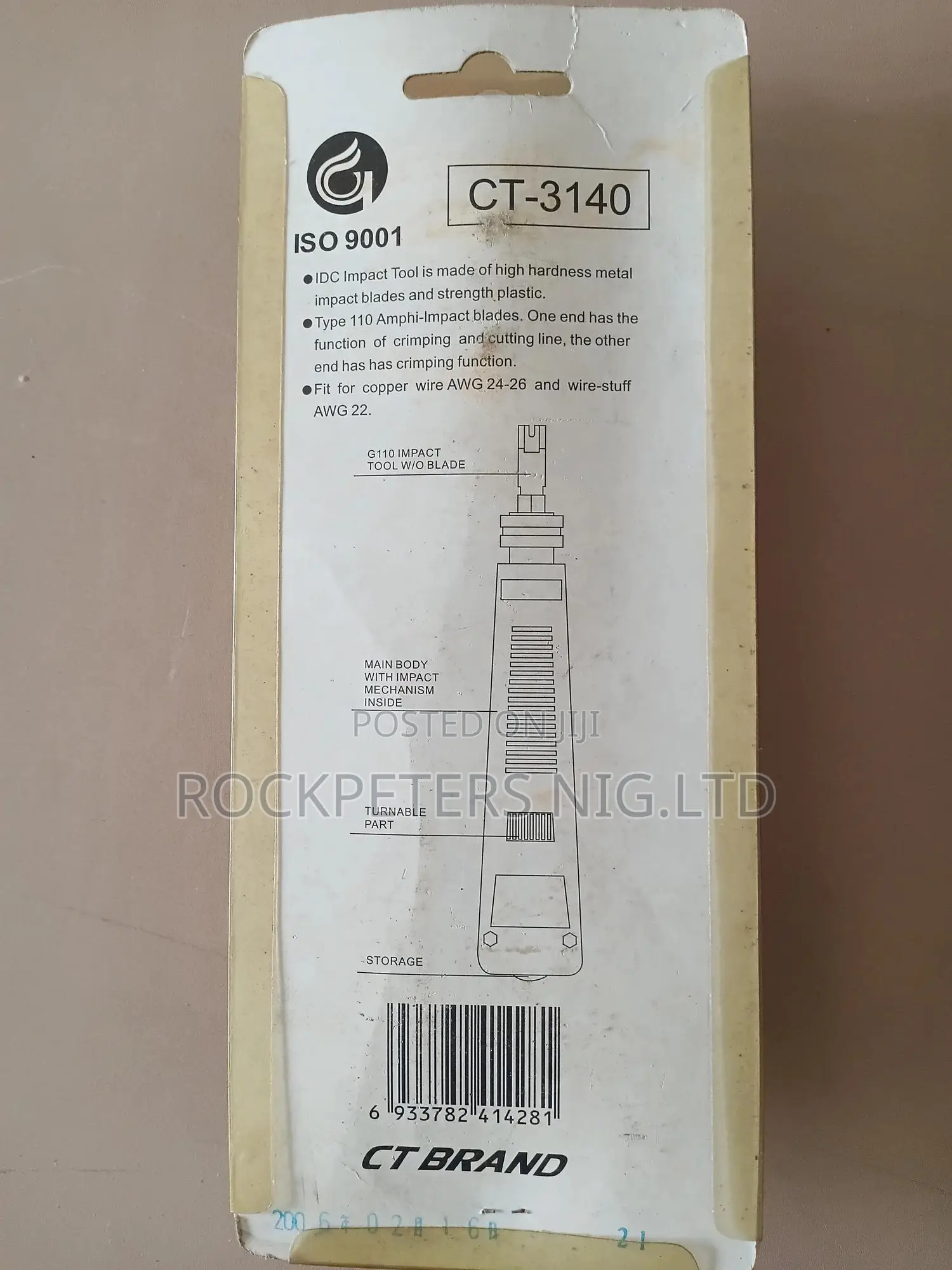 Ct-3140 Impact Punch Down Tool