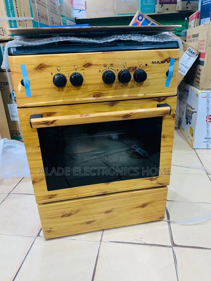 Maxi 60 by 60 3gas Burner, 1electric 1 Oven. 5yrs Waranty