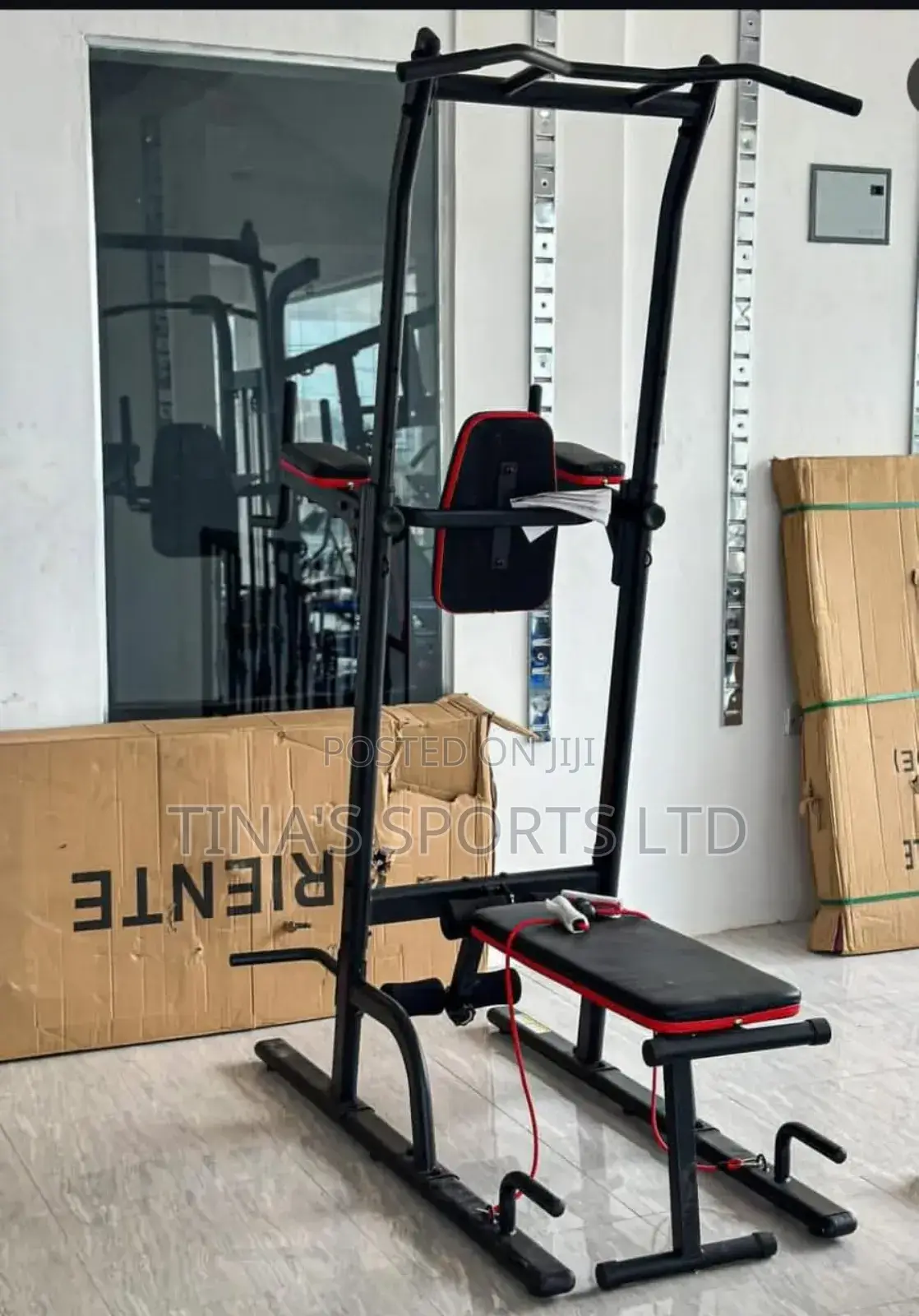 Commercial Pull Up Power With Bench