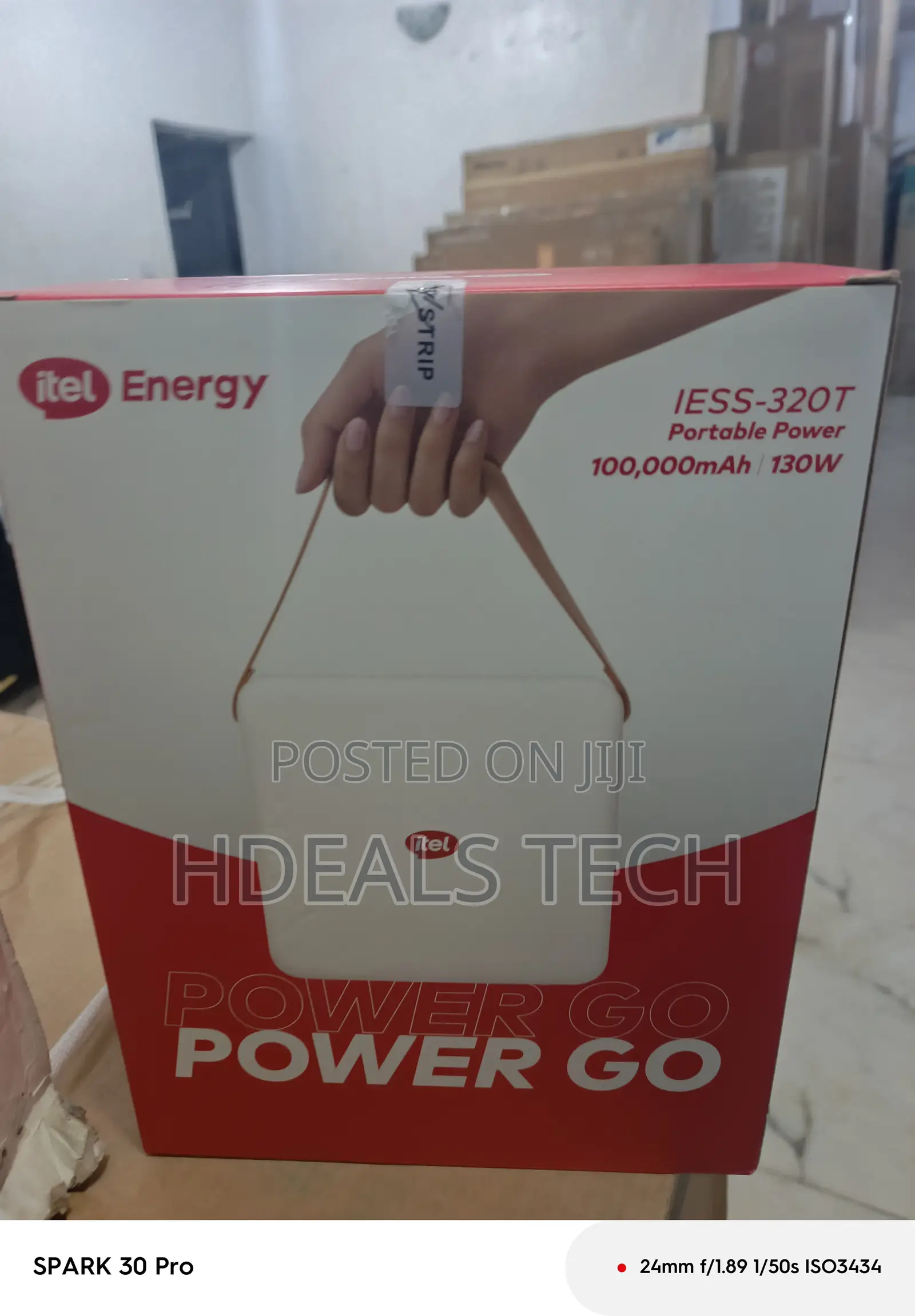 Itel Power Go 100000mah – Dual Charging Output Power Bank