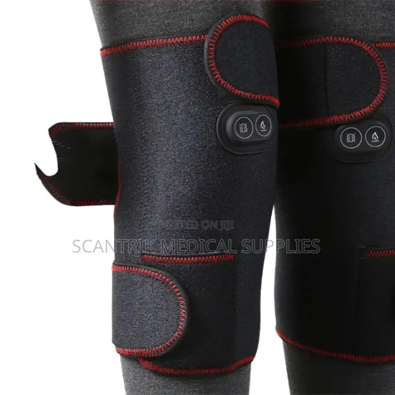 Rechargeable Cordless Electric Knee Massager With Dual Therapy