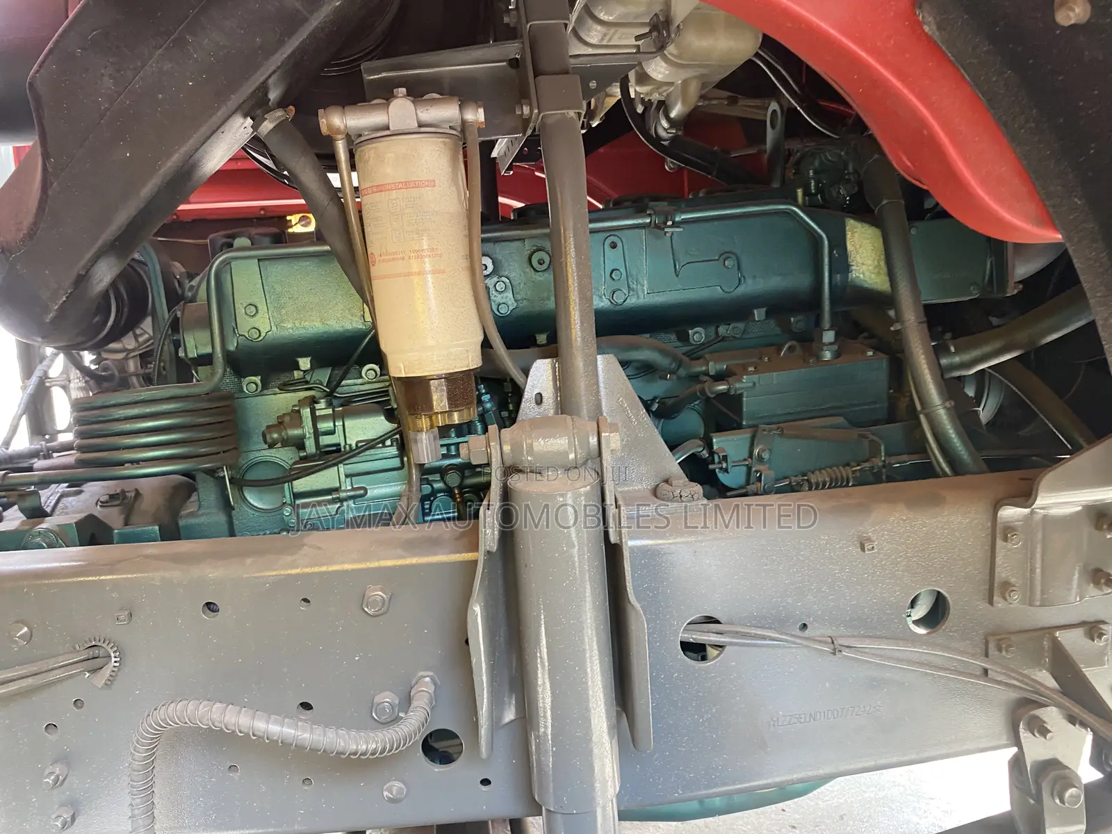 371 Red Howo Dump Truck