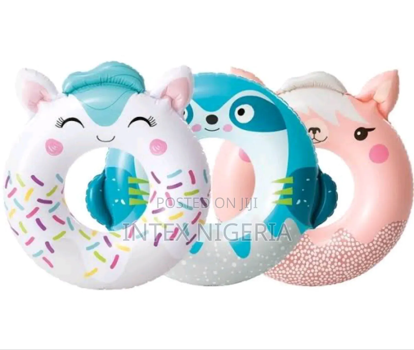 Cute Animal Inflatable Swim Rings - Assortment