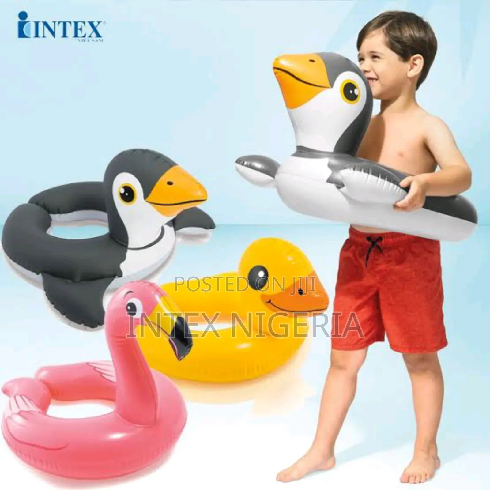 Intex Animal Inflatable Split Swim Rings - Assortment