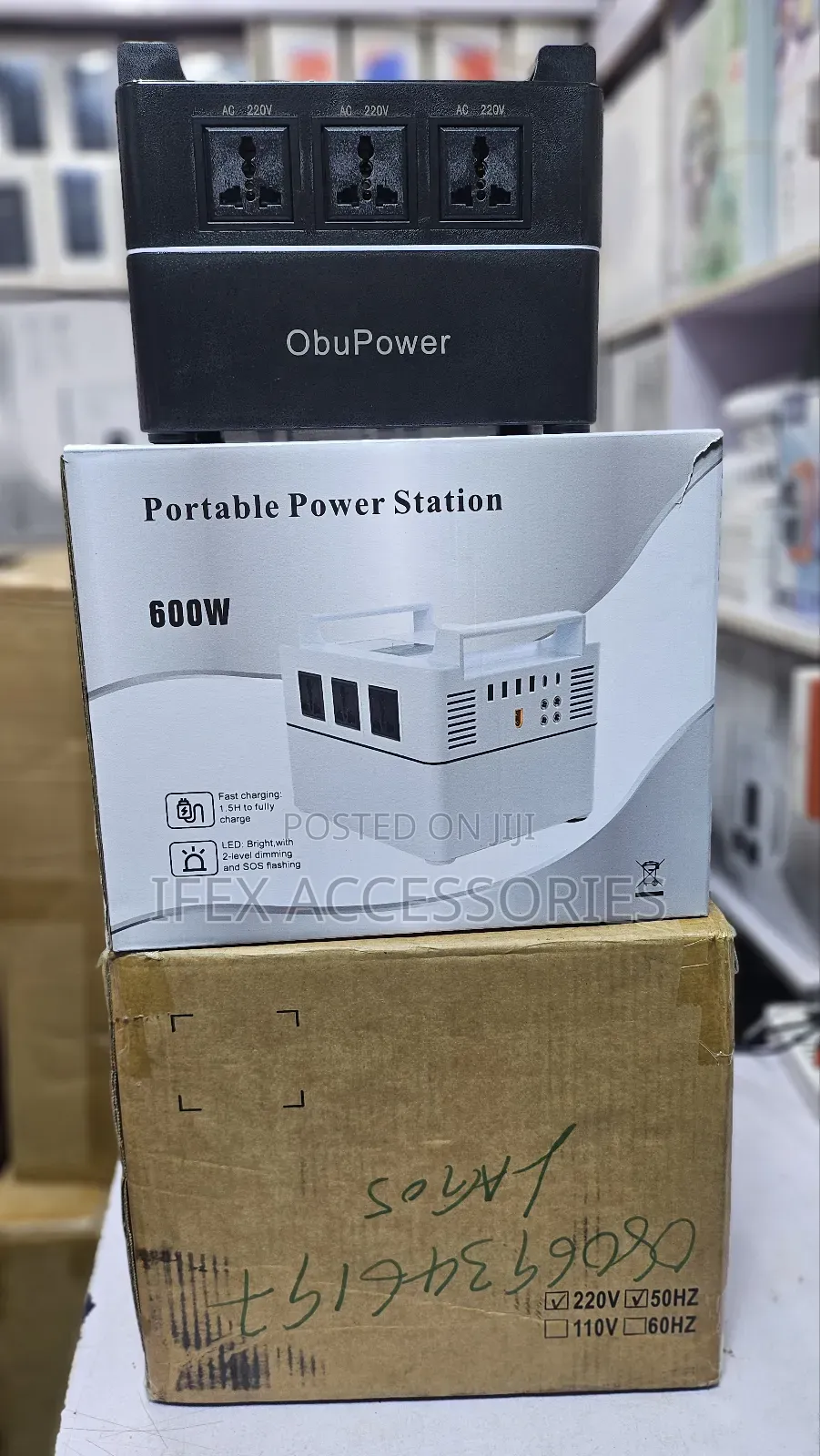 Obupower Portable Power Station (600w)