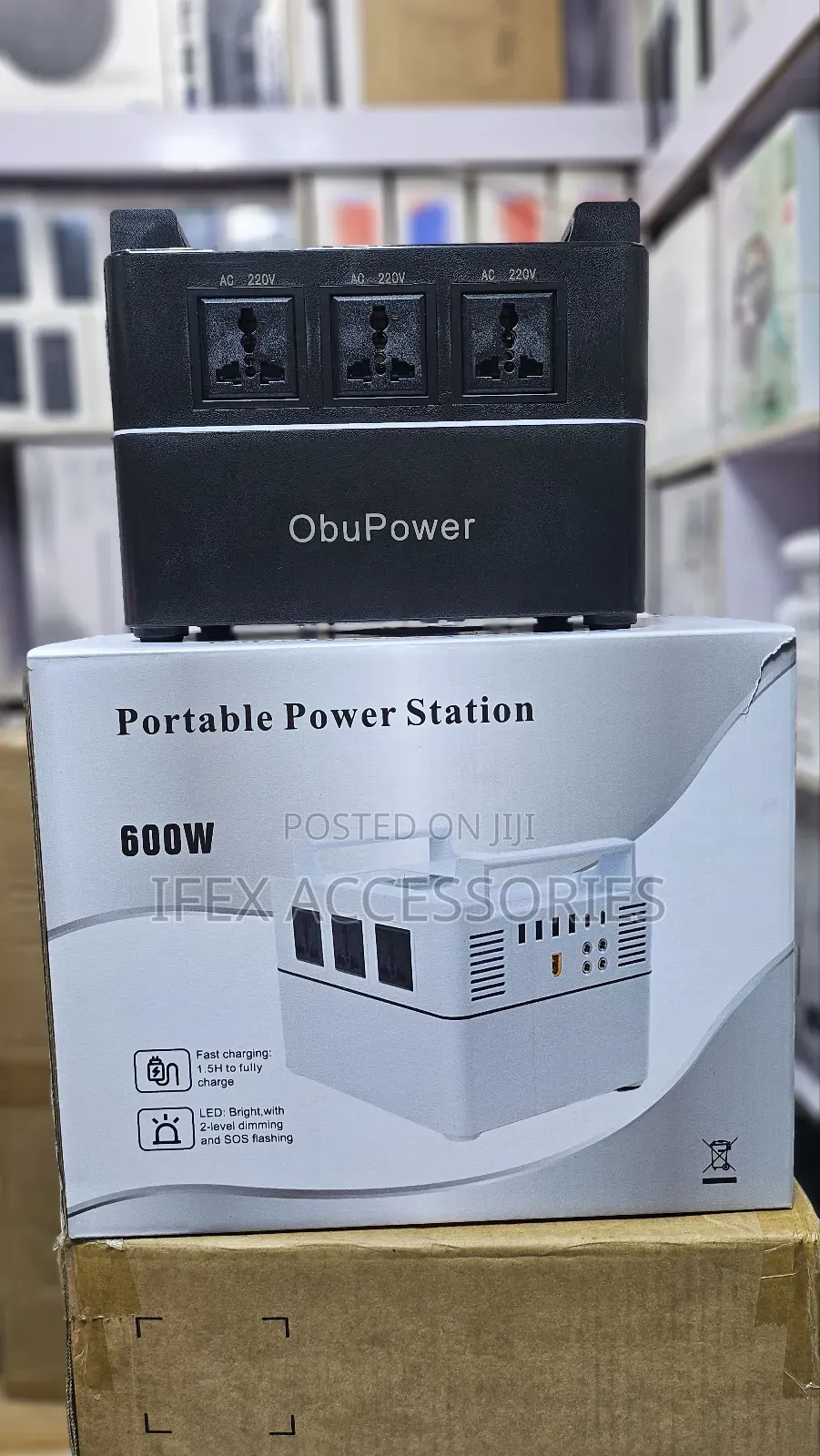 Obupower Portable Power Station (600w)