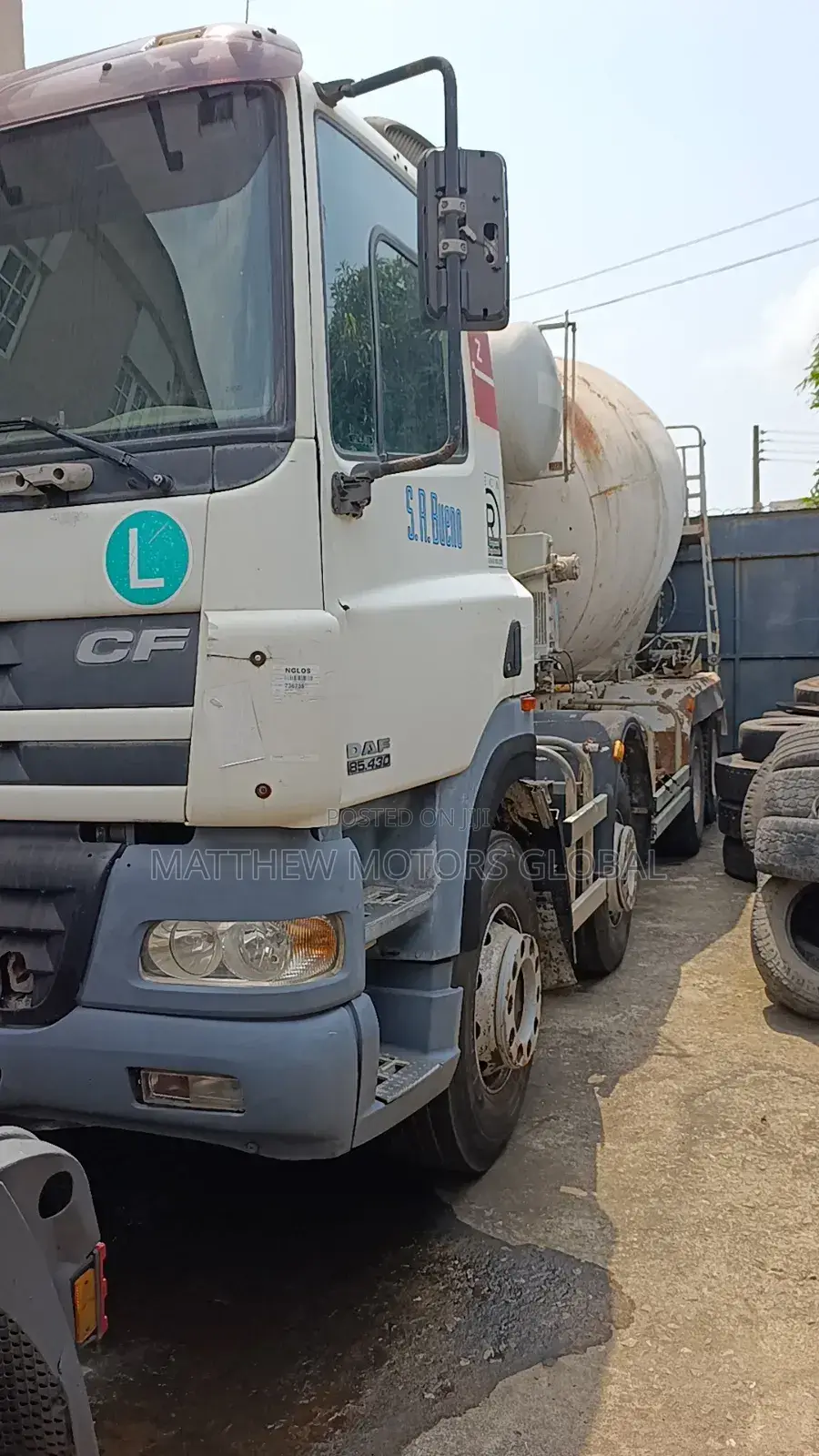 Clean Foreign Used Daf 85 Cf Concrete Mixer Truck