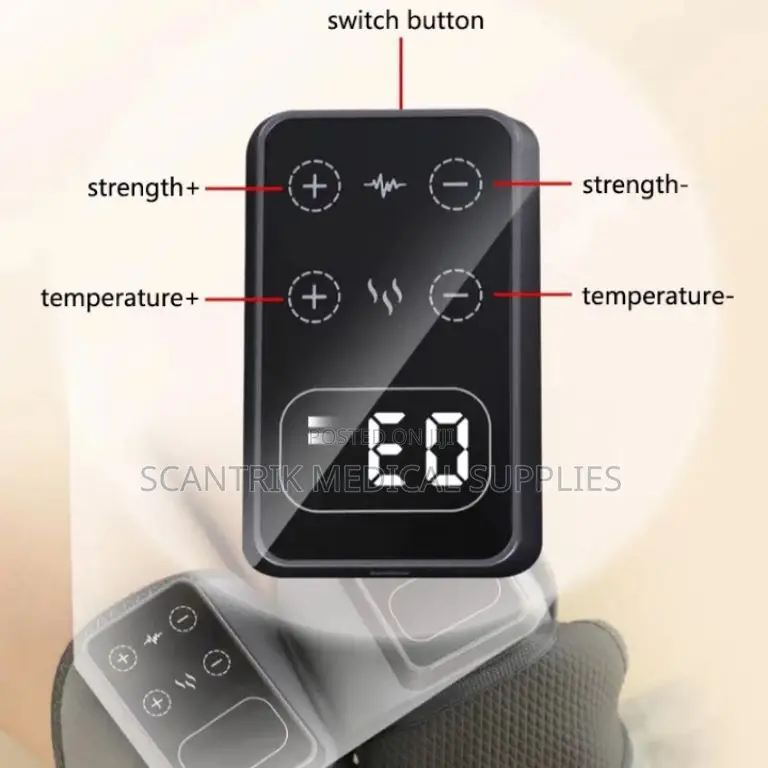 Premium Infrared Heating Knee Massager With Cordless Operation