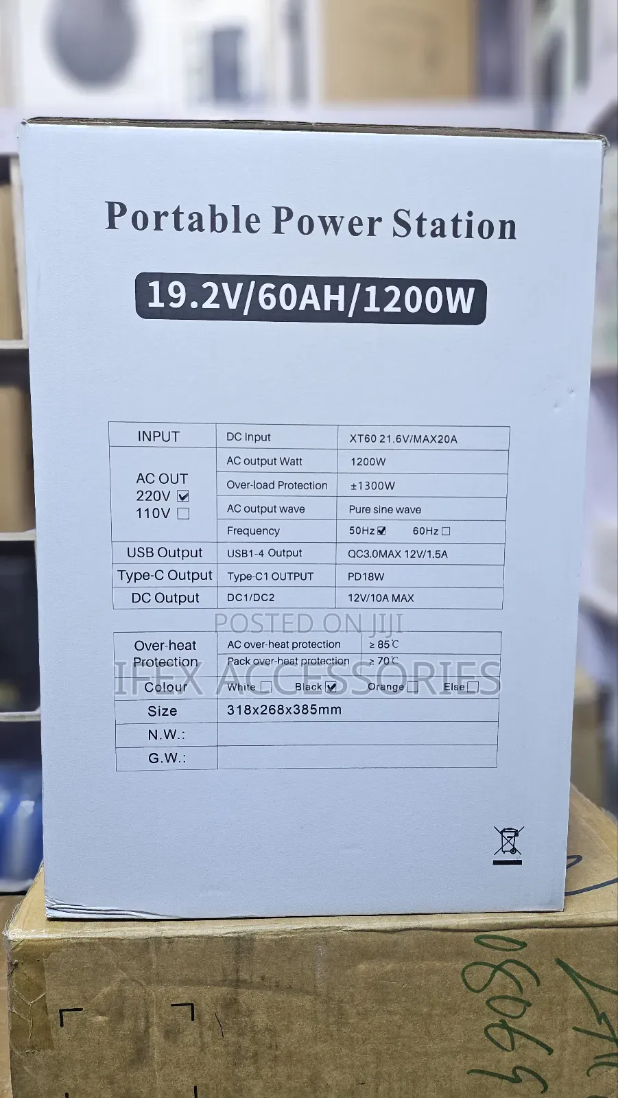 Obupower Portable Power Station (1200w)