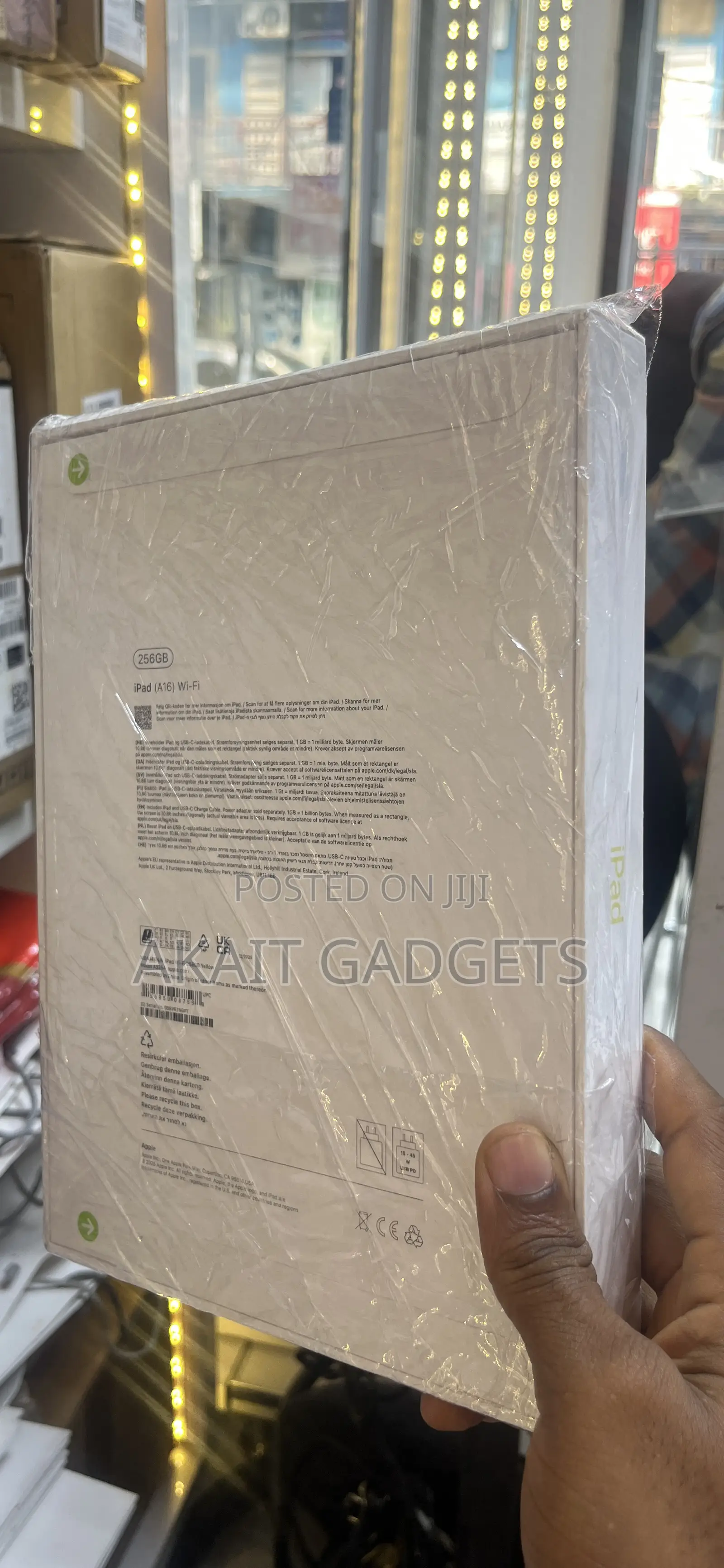 New Apple iPad (2025) 256 GB Yellow