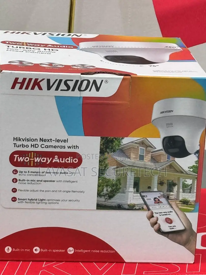 2mp Hikvision Dome Colourvu Turbo Hd Camera With Two-Way Audio