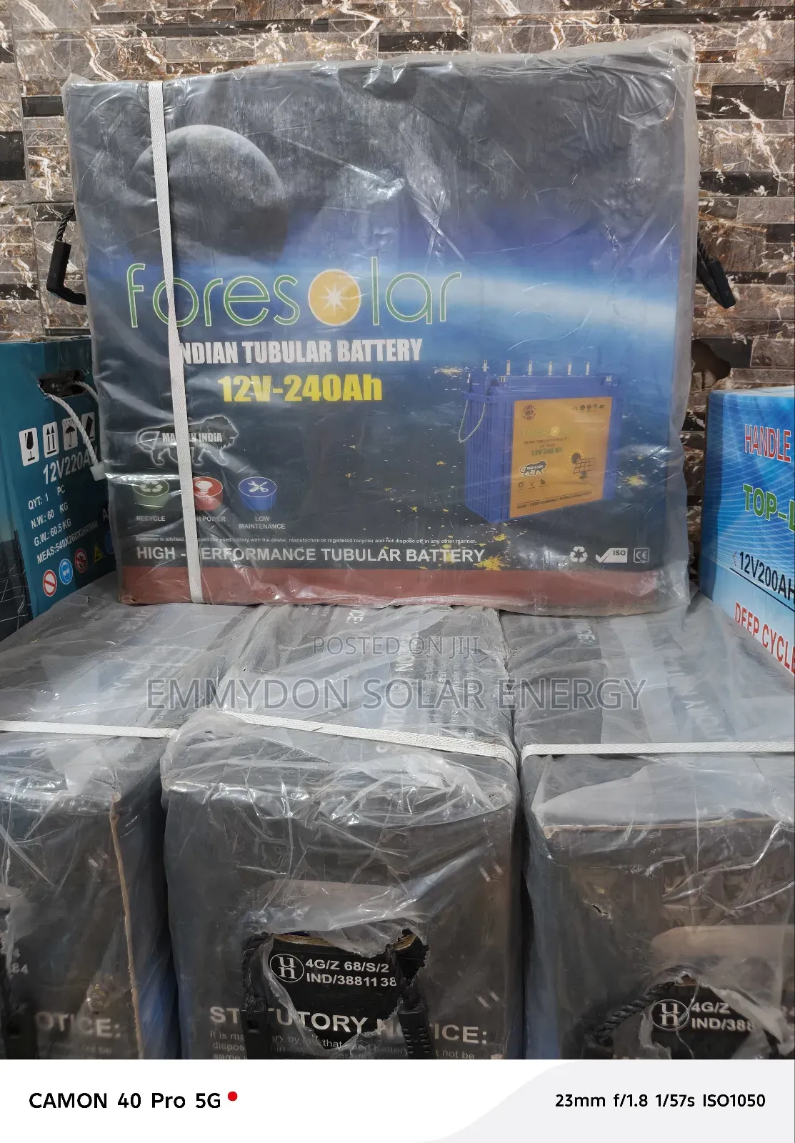 Foresolar Tubular 240ah 12v