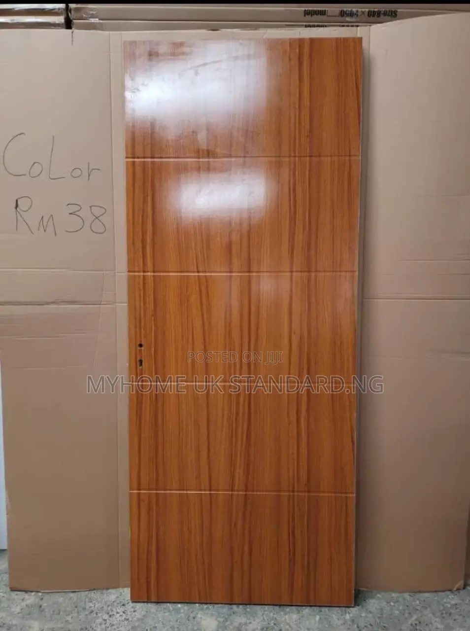 Imported Hdf Wooden Room Door With Frames And Locks 3ft By 7ft
