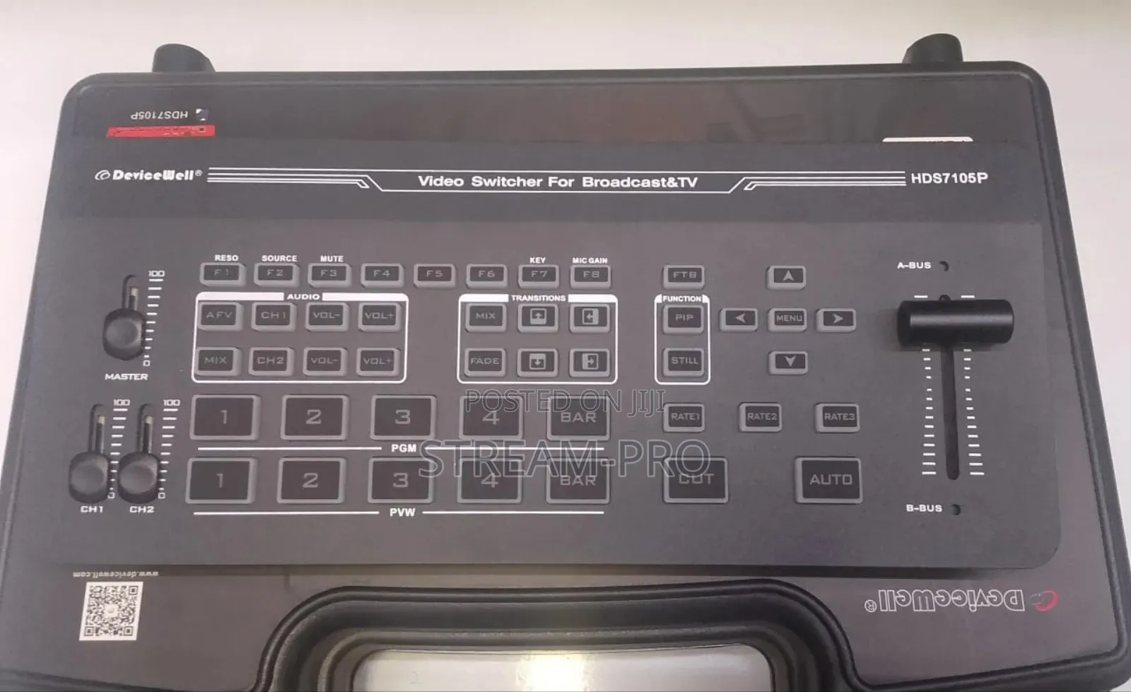 Devicewell Hds7105p 5 Nputs Video, Mixer Chroma/Lima T-bar