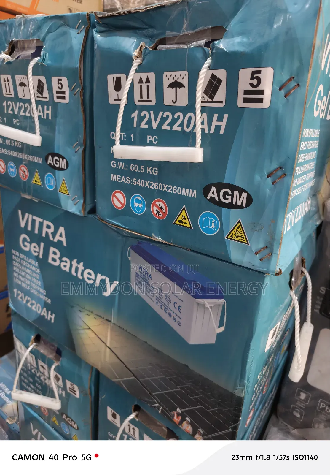 Vital Gel Battery 220ah 12v