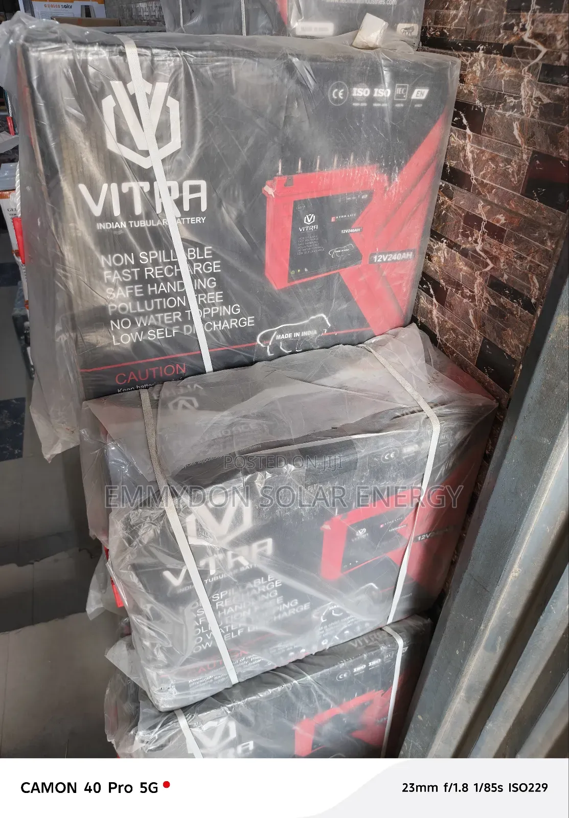 Vitra Tubular Battery 240ah 12v