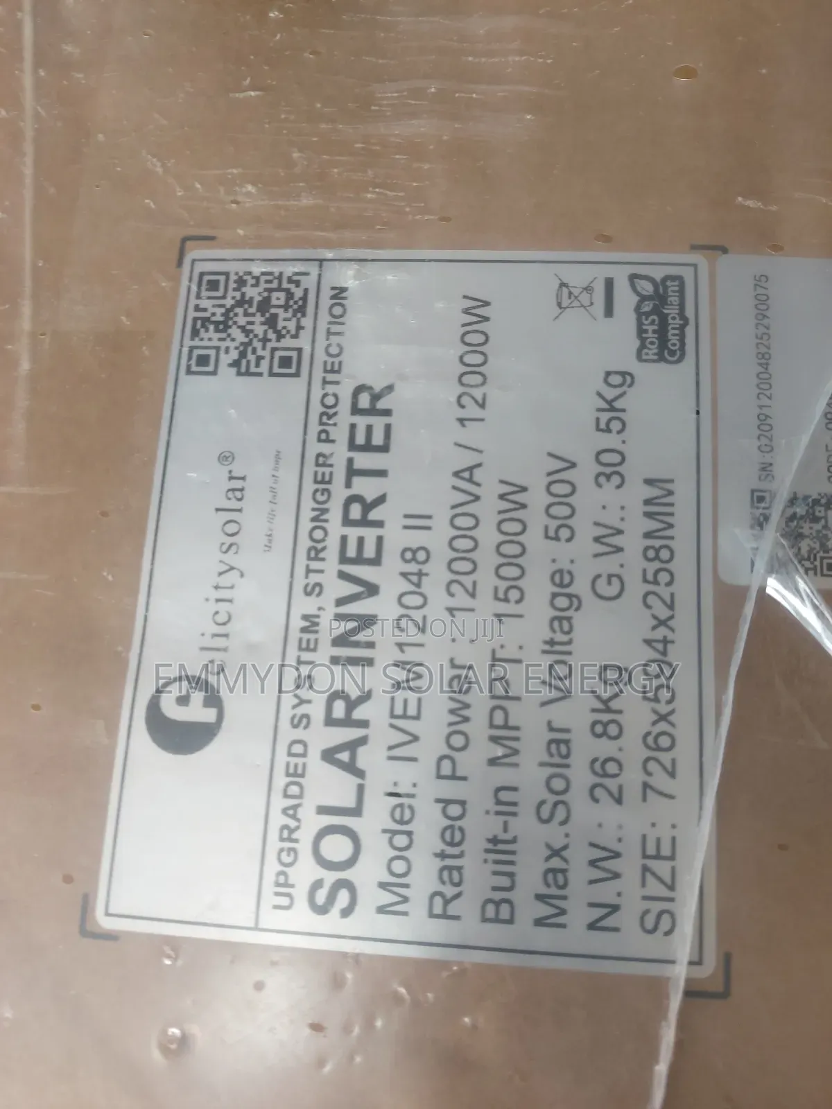 Felicity Inverter 12kva 48v Ivem