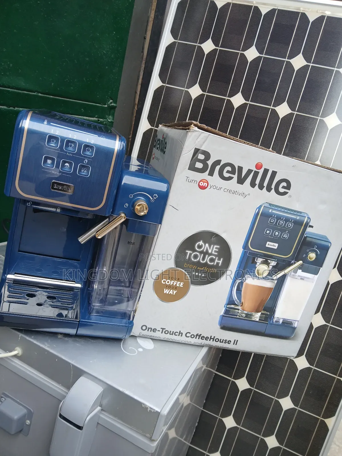 Breville Luxury Soft Touch Coffee Maker Machine 100% Copper