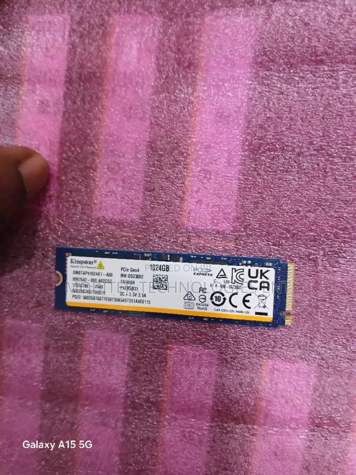 1tb Kingston Ssd Nvme M.2 Pcie 4.0 Gen4 X4 Solid Laptop Drive