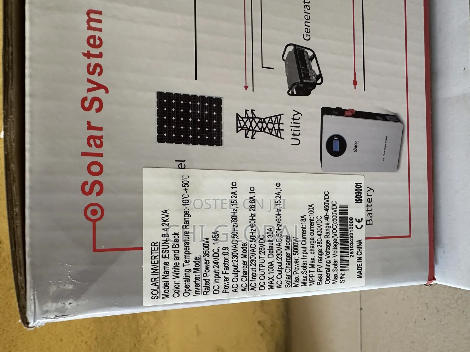 Sako 4.2kva 24v Hybrid Inverter