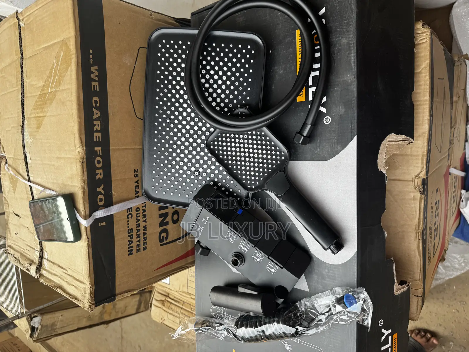 Black Shower Mixer
