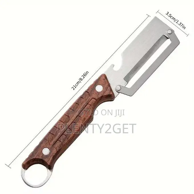 1pc Stainless Steel Sugar Cane Peeler All Steel Kitchen Peeler Fruit S