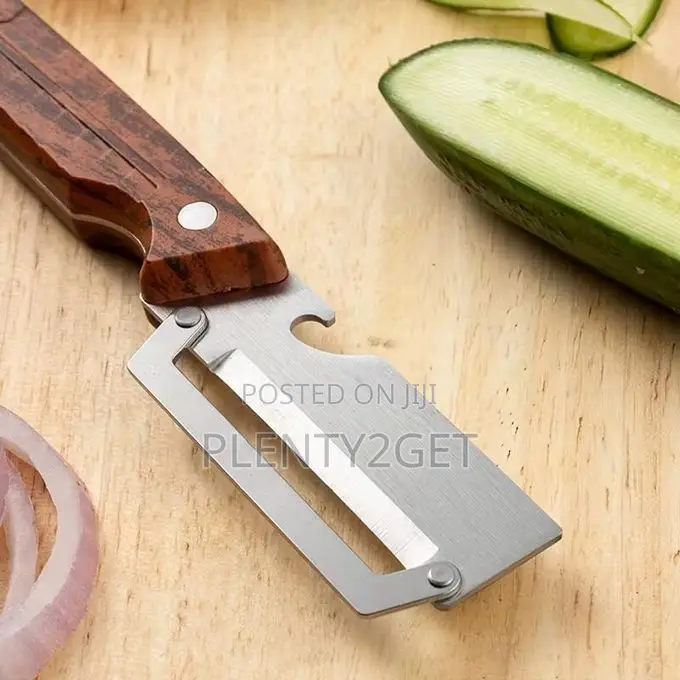 1pc Stainless Steel Sugar Cane Peeler All Steel Kitchen Peeler Fruit S