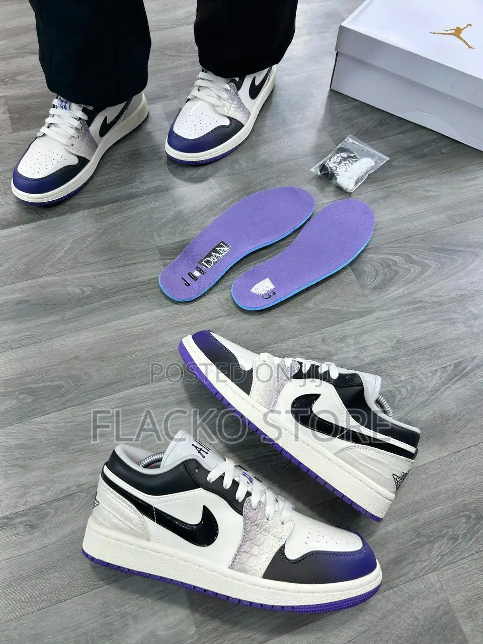 Original Air Jordan 1 Low Se Punk Rock Sneakers
